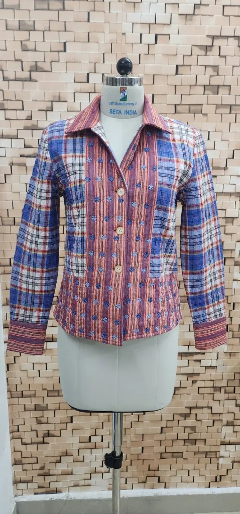 Handloom Plaid Jacket